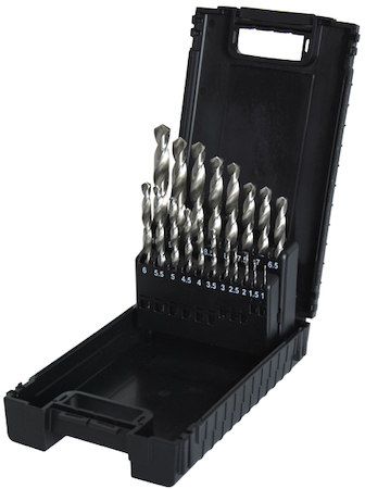 Haupa 230312/R Plastic box HSS wheeled milled       Ø 1-10 mm