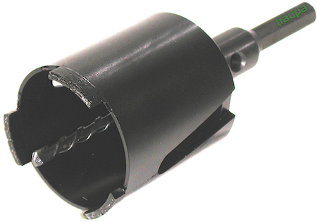 Haupa 230885/K Diamond hollow core cutter 68 mm complete SdS-plus