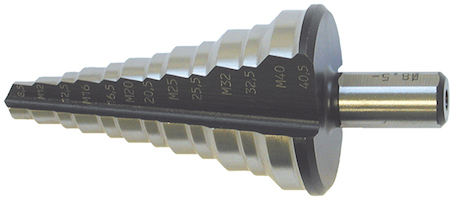 Haupa 231319 Combination step drill HSS metric