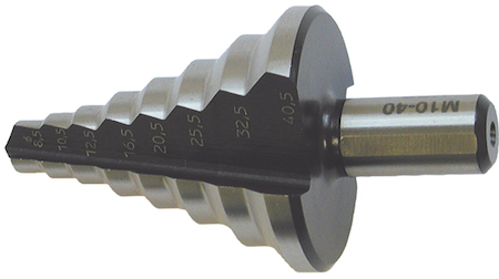 Haupa 231324 Step drill HSS for through holes drilling