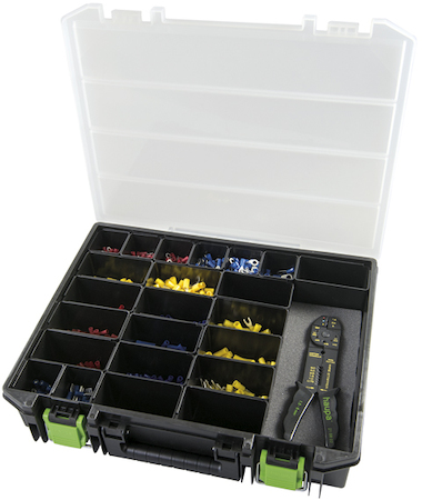 Haupa 262048 Cable lug assortment in box without crimping plier