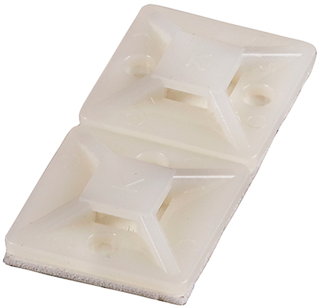 Haupa 262162 Self adhesive socket natural up to 4.8mm 28x28mm
