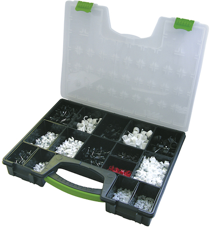 Haupa 262408 Cable clips assortment mixed