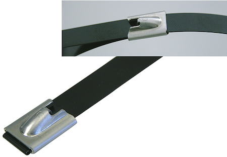Haupa 262952/1050 Steel cable ties SS 316 coated 1050x 8   mm