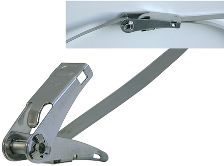 Haupa 262970/1100 Steel Cable tie with ratchet  1100x 10  mm