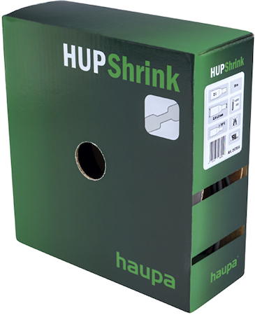 Haupa 267092 Heat shrinkable tubing 3:1; black; 6,4-2,0; 5m