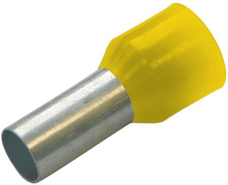 Haupa 270015 Insulated end sleeves blue   0.25/ 6 yellow