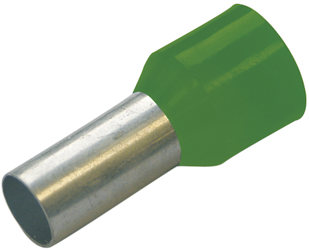 Haupa 270038 Insulated end sleeves green  6.0 /12