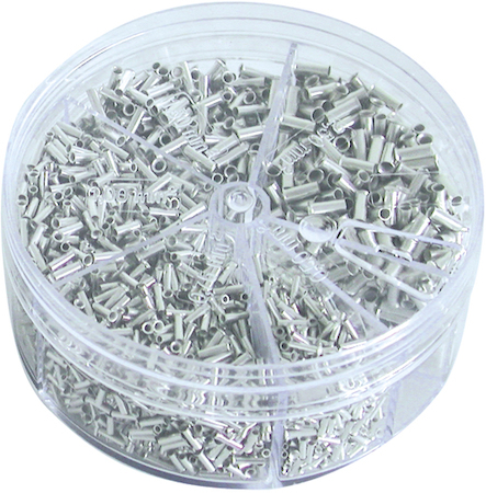 Haupa 270217 Dispenser box with end sleeves tin-plated