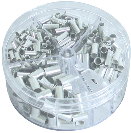 Haupa 270218 Dispenser box with end sleeves tin-plated