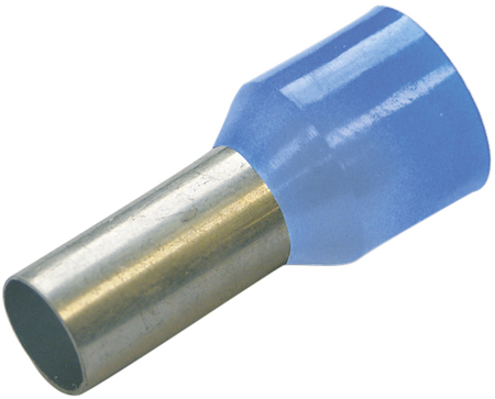 Haupa 270714 Insulated end sleeves light blue 0.25/ 6