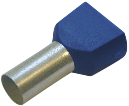 Haupa 270799 Twin end sleeves blue   16  /16