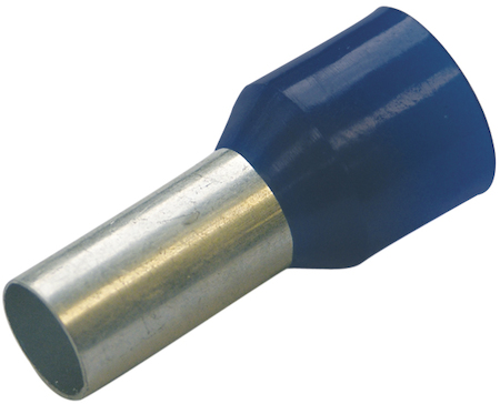 Haupa 270813 Insulated end sleeves blue   2.5 /18