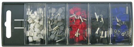 Haupa 270866 End sleeves Slide Box TWIN DIN