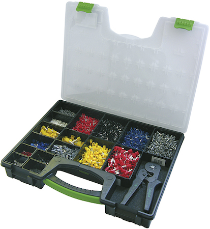 Haupa 270889 End sleeves set incl. crimping pliers