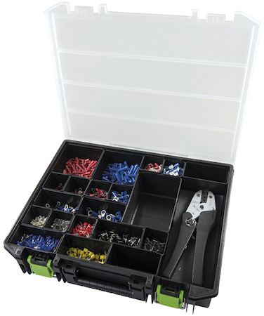 Haupa 270896 Cable lug/end sleeves assortment I french in box