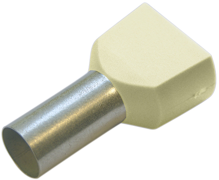 Haupa 273366 Twin end sleeves ivory   10  /14