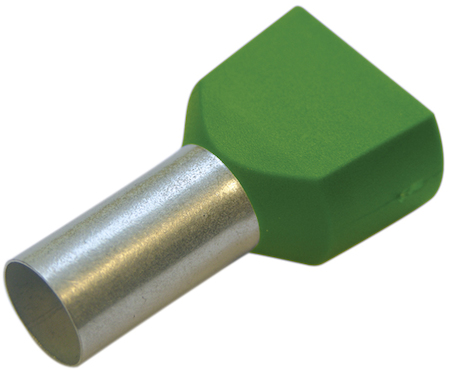 Haupa 273368 Twin end sleeves green   16  /16
