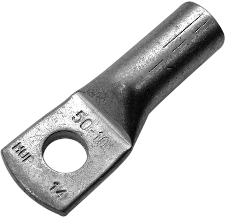 Haupa 290410/10 Crimped terminals DIN 46235 tin-plated   10 M 6