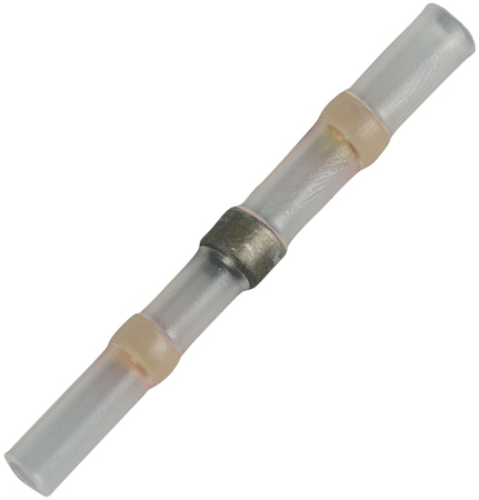Haupa 363608 Butt connector shrink  transparent 4.0-6.0 mm² yellow