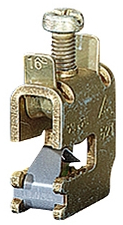 Hensel 2600099 KS 16 F - Клемма прямого подключения на токовые шины толщиной 5 мм, под Cu кабель 1,5-16 мм2.