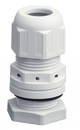 Hensel 36001004 KBM 25 - Сальник кабельный, кобинированный, с контргайкой и разгрузкой натяжения, применяется для снижения конденсата посредством выравнивания давления (не менее 1 шт. на полные 11000см3 объема бокса, неиспользуемые ввода герметизируются заглушками), герм