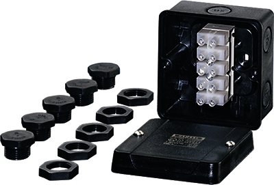 Hensel KX 2025 Коробка распаячная IP65  88х88х53 взрывозащищенная, с 5 пол. клеммником  HENSEL