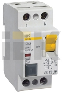 IEK MDV10-2-100-030 УЗО ВД1-63 2Р100А 30мА ИЭК