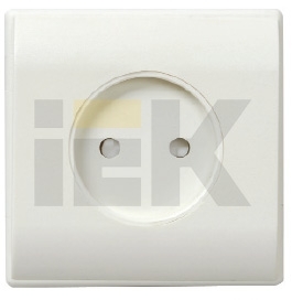 IEK ERR10-K04-10-AC РС-10-2-РКр Розетка одноместная без з/к ( в сборе) РУМБА (красный)