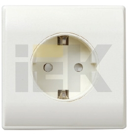IEK ERR11-K05-16-AC РС-10-3-РЖл Розетка одноместная c з/к ( в сборе) РУМБА (желтый)