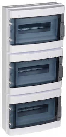 IEK MKP72-N2-36-55 КМПн 2/36 IP55 корпус пластиковый навесной для 36 (12х3) модульных автомат. выкл.