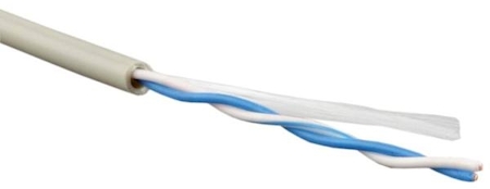 IEK LC1-C5E01-111 ITK Кабель связи витая пара U/UTP, кат.5E, 1 пара 24AWG ПВХ, серый