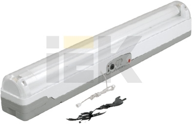 IEK LLBA1-3924A-1-20-K01 Светильник ЛБА 3924a, аккумулятор, 4 ч., 1х20Вт, T8/G13 ИЭК
