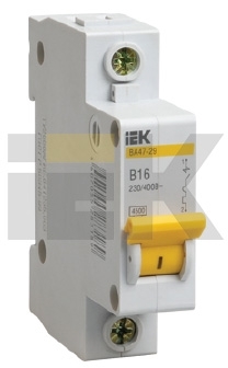 IEK MVA20-1-008-D Авт. выкл.ВА47-29 1Р  8А 4,5кА х-ка D ИЭК