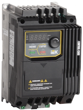IEK Преобразователь частоты CONTROL-C600 380В 3ф 1.5кВт ИЭК CNT-C600D33V015TM