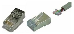 IEK CS3-1C6F ITK Разъём RJ-45 FTP для кабеля кат.6