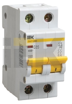 IEK MVA21-2-032-B Авт. выкл. ВА47-29М 2P 32A 4,5кА х-ка B ИЭК