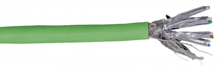 IEK LC1-C6A04-622 ITK Кабель связи витая пара S/FTP, кат.6A 4х2х23AWG solid, LSZH, 305м, зеленый