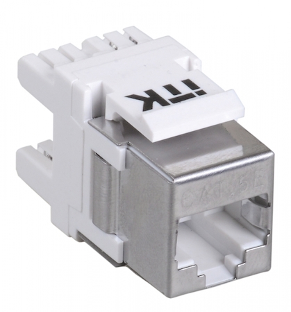 IEK CS1-1C5EF-D2 ITK Модуль Keystone Jack кат.5E FTP, IDC Dual, верт. зад.