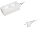 IEK WYP10-06-02-05 Удлинитель  У2 2 места 2Р/5 метров 2х0,75мм2 10А/250В ИЭК