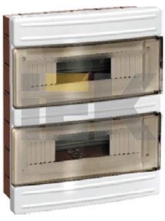 IEK MKP22-V-24-40-08 Бокс ЩРВ-Пм-24 мод. встраив. пластик ИЭК (8шт)
