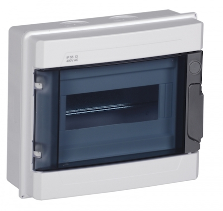 IEK MKP72-N1-09-55 КМПн 2/9 IP55 корпус пластиковый навесной для 9 модульных автомат. выкл.