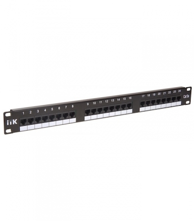 IEK PP24-1UMF ITK 1U Модульная патч-панель FTP, 24 порта