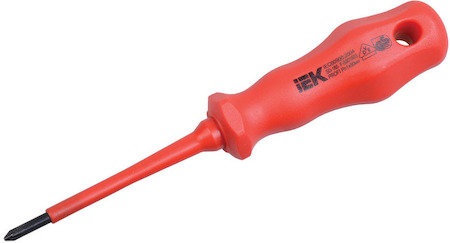 TSC-3PH-075 Отвертка крестовая Profi Ph0х75мм 1000В IEK