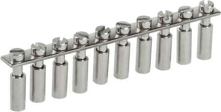 YZN30Q-002-10P Перемычка центральная для КВИ-2,5мм2 10PIN IEK