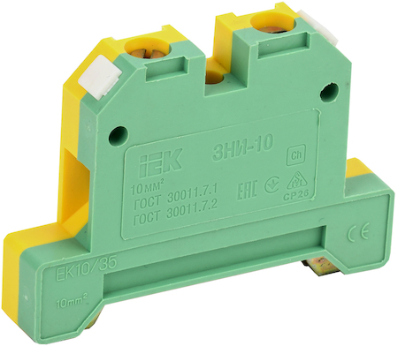 IEK YZN20-010-K52 Зажим наборный ЗНИ-10PEN 10мм2 (JXB-земля) ИЭК