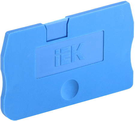 Фото IEK YZN11D-ZGL-002-K07 Заглушка для КПИ 2в-1,5/2,5 синяя