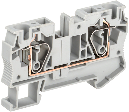 YZN11-006-K03 Клемма пружинная КПИ 2в-6 57А серый IEK