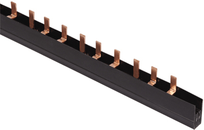 IEK YNS51-4-100 Шина соединительная PIN 4Р 100А шаг 27 мм (дл. 1м) ИЭК