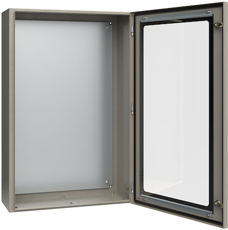 YKM11-05-54-1 Корпус металлический ЩМП-5-0 У2 IP54 с прозрач. дверцей IEK